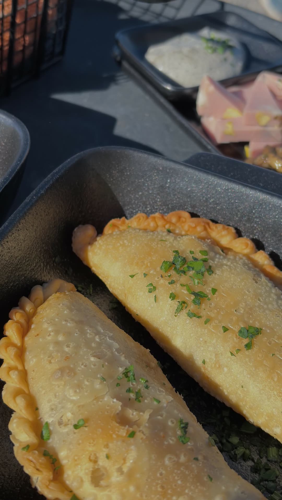 Empanadas recién salidas del horno
